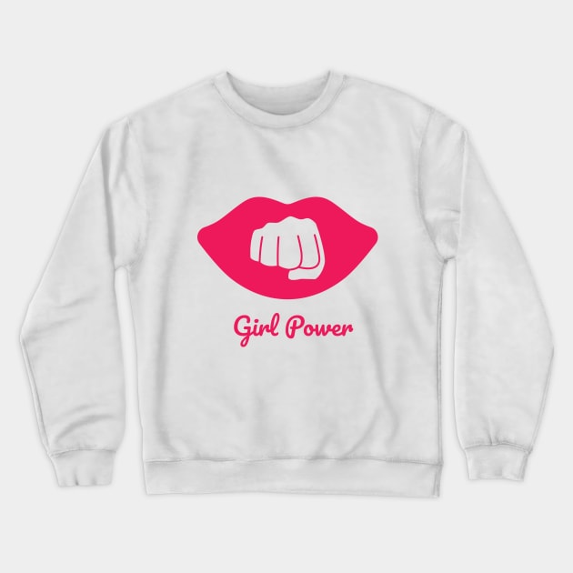 Girl Power Crewneck Sweatshirt by joycolor